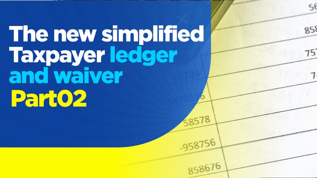 The Simplified Tax Ledger Part 2
